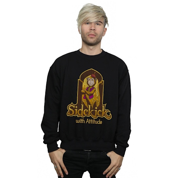 Disney Herr Aladdin Film Abu Sidekick Med Attityd Sweatshirt Black 3XL