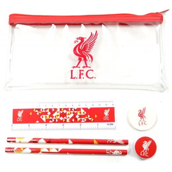 Liverpool FC Particle Stationery Set One Size Röd/Klar Red/Clear One Size