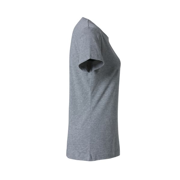 Clique Dam/Kvinnor Basic Melange T-Shirt XXL Grå Grey XXL