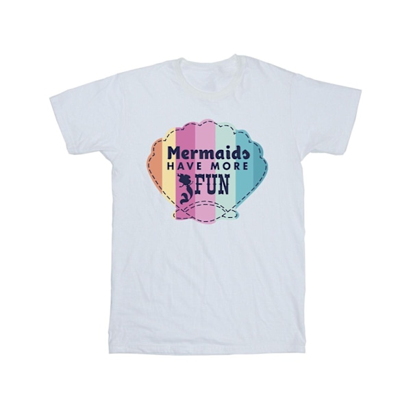 Disney Girls The Little Mermaid Fun Bomull T-shirt 12-13 år White 12-13 Years