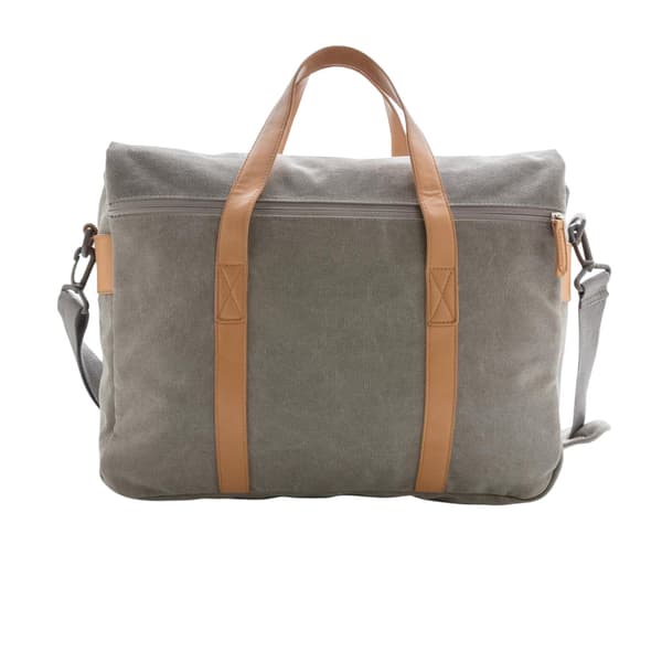 XD Collection Canvas Laptopväska One Size Grå Grey One Size