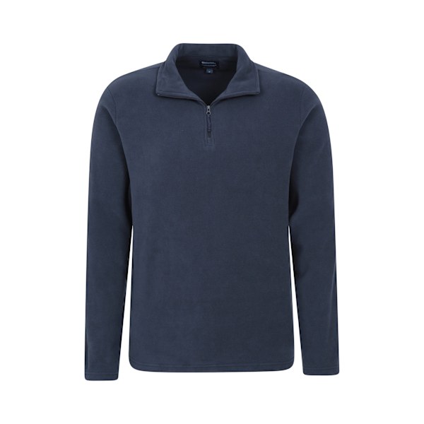 Mountain Warehouse Camber II Fleece Tröja med Halv Dragkedja Herr M Marinblå Navy M