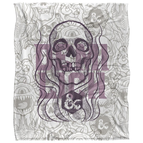 Dungeons & Dragons Retro Demilich Filt En Storlek Vit White One Size