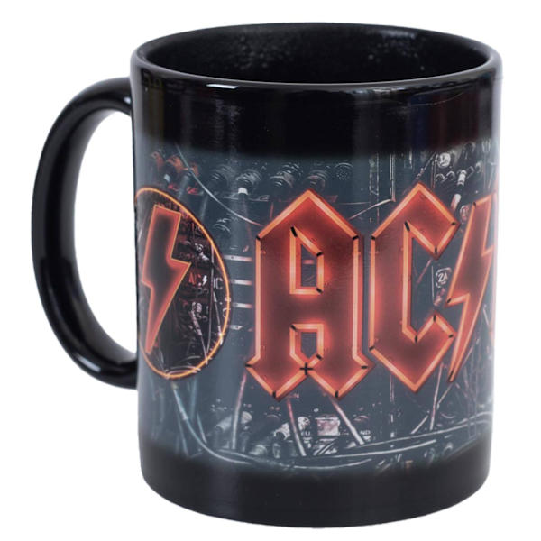 AC/DC Värmekänslig Mugg One Size Svart/Röd Black/Red One Size