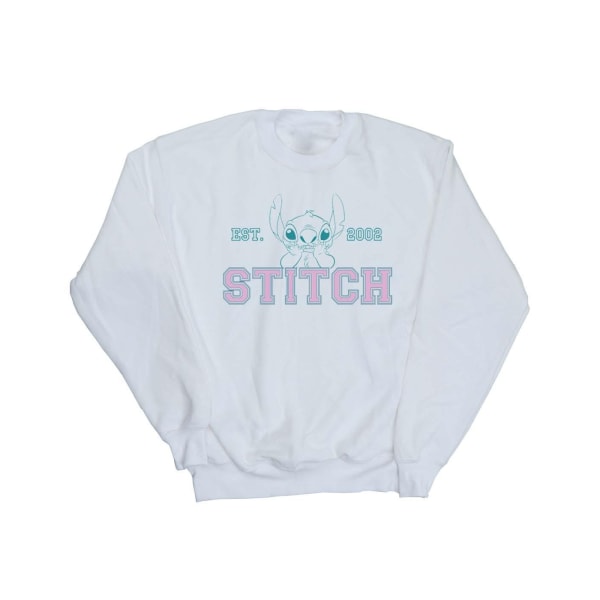Disney Dam/Dam Lilo And Stitch Collegial Pastell Sweatshir White S