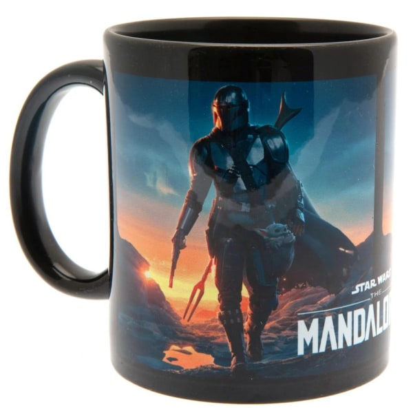 Star Wars: The Mandalorian Nightfall Mug One Size Svart/Blå/Ye Black/Blue/Yellow One Size