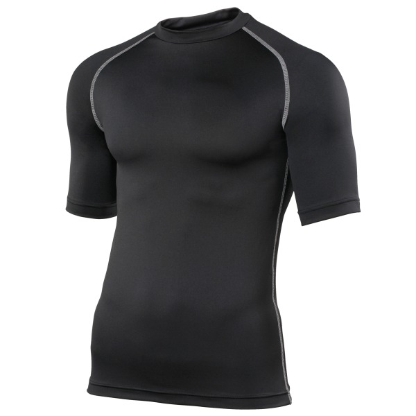 Rhino Mens Sports Base Layer Kortärmad T-Shirt XS Svart Black XS