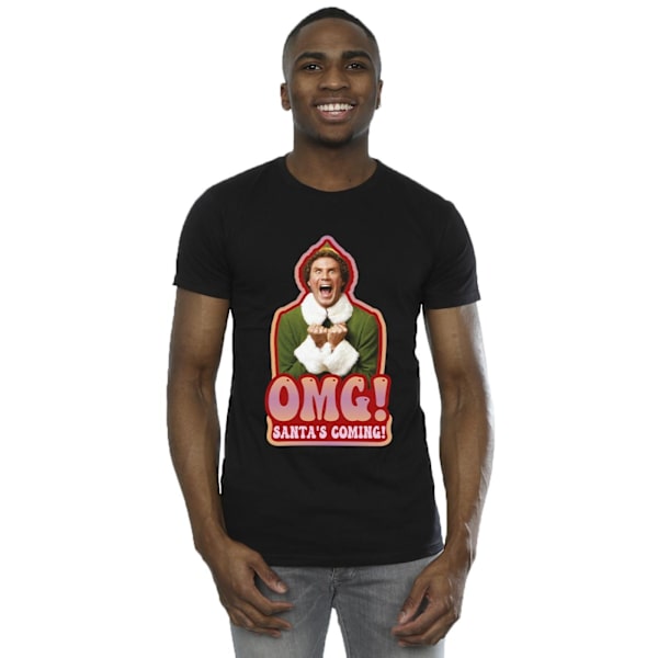 Elf Herr Santa´s Coming T-shirt L Svart Black L