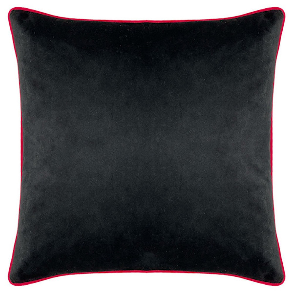 Furn Serpentine Kuddeöverdrag med Djurtryck, En Storlek, Rosa/Kolgrå Pink/Charcoal One Size
