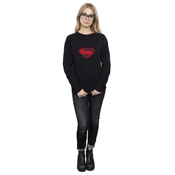 DC Comics Dam/Kvinnor Justice League Film Superman Logotyp Sweatshirt Black XL