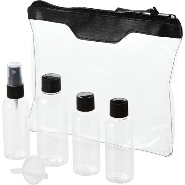Bullet Munich Flygplatsgodkänd Reseflaskeset 20 x 16 x 3,4 Transparent/Black 20 x 16 x 3.4 cm