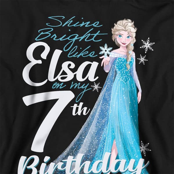 Frozen Barn/Barn Bright Like Elsa Heather 7-årsdag Pul Athletic Heather 9-11 Years