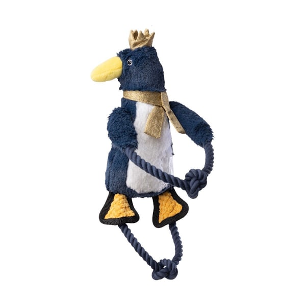 House Of Paws Pingvin Jul Rep Leksak för Hund One Size Royalblå Royal Blue/Gold One Size