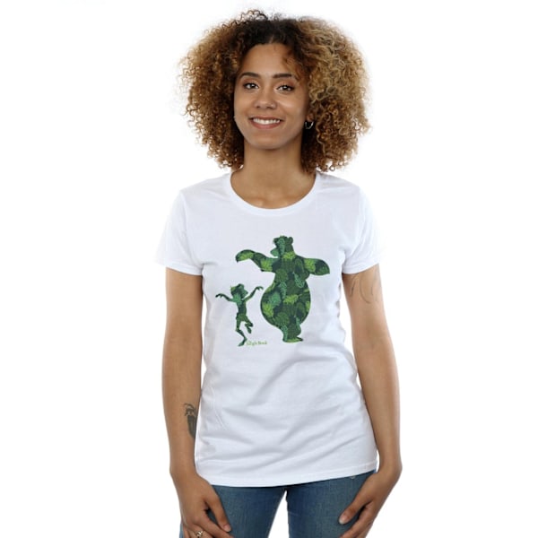 Djungelboken Dam/Dam Mowgli Och Baloo Dans Bomull T-shirt White L