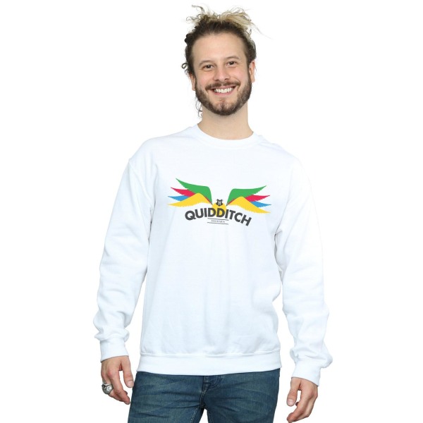 Harry Potter Herr Snitch Wings Pastell Sweatshirt S Vit White S