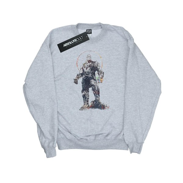 Marvel Herr Avengers Infinity War Thanos Sketch Sweatshirt L Sp Sports Grey L