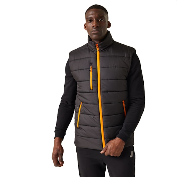 Regatta Navigate Termisk Body Warmer för Herrar Storlek L Svart/Orange Pop Black/Orange Pop L