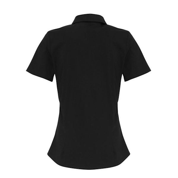 Premier Dam/Dam Stretch Kortärmad Formell Skjorta 3XL Svart Black 3XL