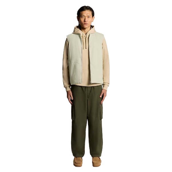 Lyle & Scott Herr Quilted Shell Gilet L Brun Brown L
