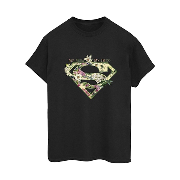 DC Comics Dam/Damer Superman Min Mamma Min Hjälte Bomull Pojkvän Black L