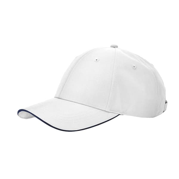 Beechfield Team Sports-Tech Baseballkeps En Storlek Vit/Fransk White/French Navy One Size