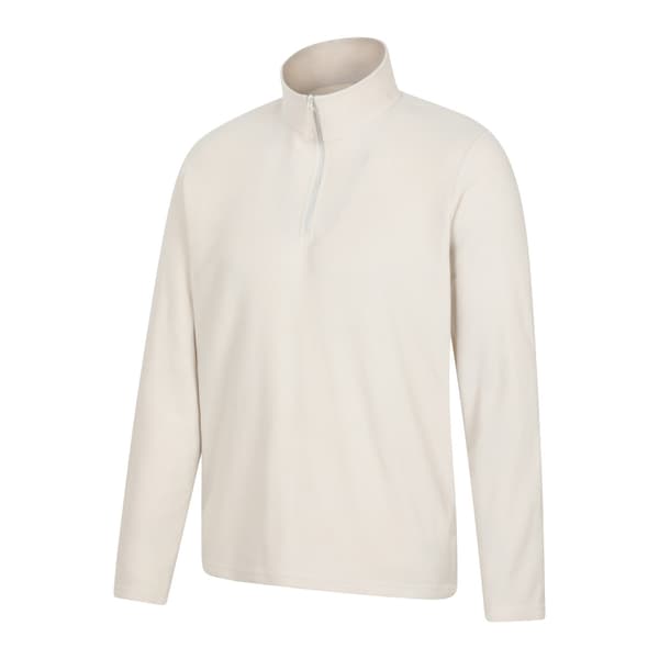Mountain Warehouse Herr Camber II Half Zip Fleecetröja 4XL Cream Cream 4XL
