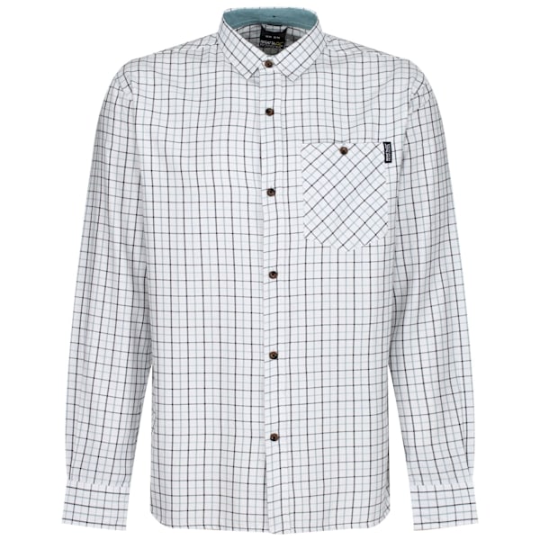Regatta Professional Herr Skjorta Rutig XL Vit/Blå White/Blue XL