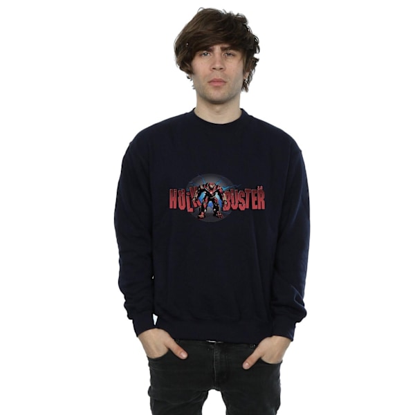 Marvel Mens Avengers Infinity War Hulkbuster 2.0 Sweatshirt S N Navy Blue S