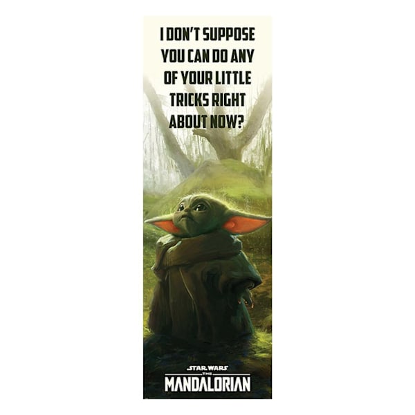 Star Wars: The Mandalorian Special Tricks Poster One Size Green Green/White/Red One Size