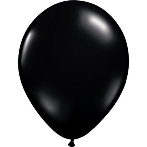 Globos Latex Plain Balloons (Förpackning med 100) One Size Svart Black One Size