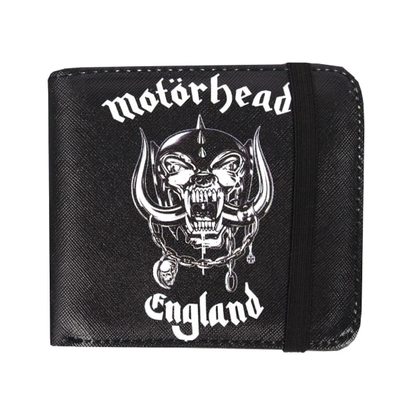 Rock Sax MH England Warpig Logo Motorhead Wallet One Size Svart Black/White One Size