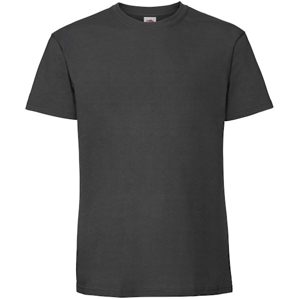Fruit Of The Loom Mens Iconic 195 Ringspun Premium T-shirt S UK Light Graphite S UK