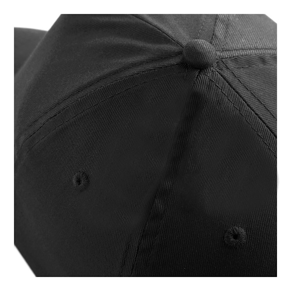 Beechfield Unisex Original 5-Panel Baseballkeps i enfärgad design, One Size Black One Size