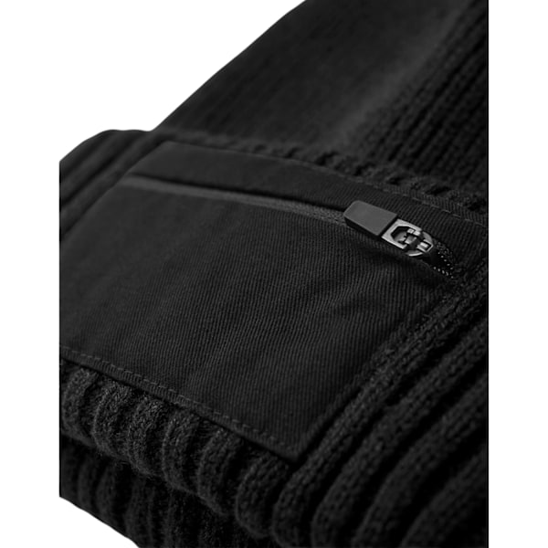 Beechfield Unisex Vuxen Randig Mössa One Size Svart Black One Size