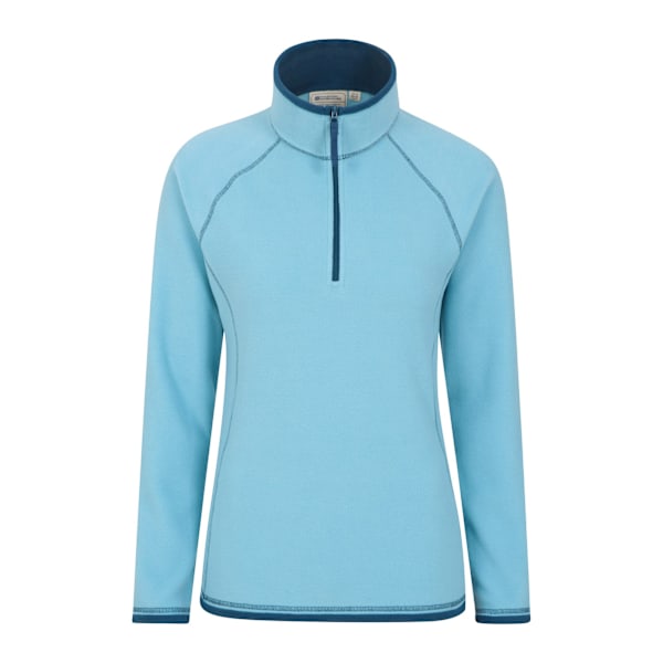 Mountain Warehouse Dam/Dam Montana Fleece Tröja med Halv Dragkedja Storlek 12 Blue 12 UK