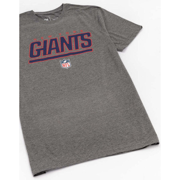 New York Giants Dam T-shirt för kvinnor/damer 3XL grå/marinblå/röd Grey/Navy/Red 3XL