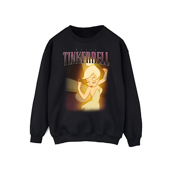 Tinkerbell Dam/Kvinnor Montage Sweatshirt S Svart Black S