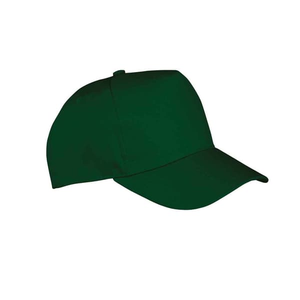 Result Headwear Barn/Barn Boston 5 Panel Baseball Cap One Bottle Green One Size
