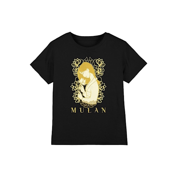 Mulan Barn/Kids Golden Garden T-Shirt 12-13 År Svart Black 12-13 Years
