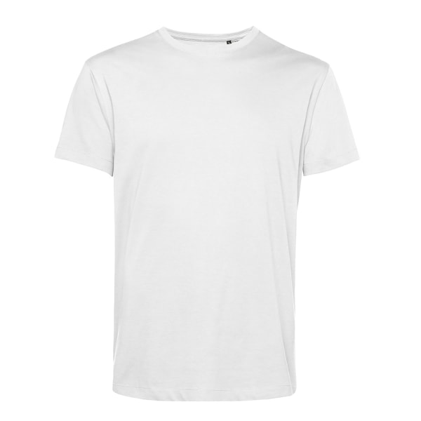 B&C Mens Organic E150 T-Shirt XS Vit White XS