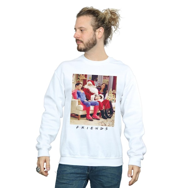 Friends Herr Superman Och Jultomten Sweatshirt M Vit White M