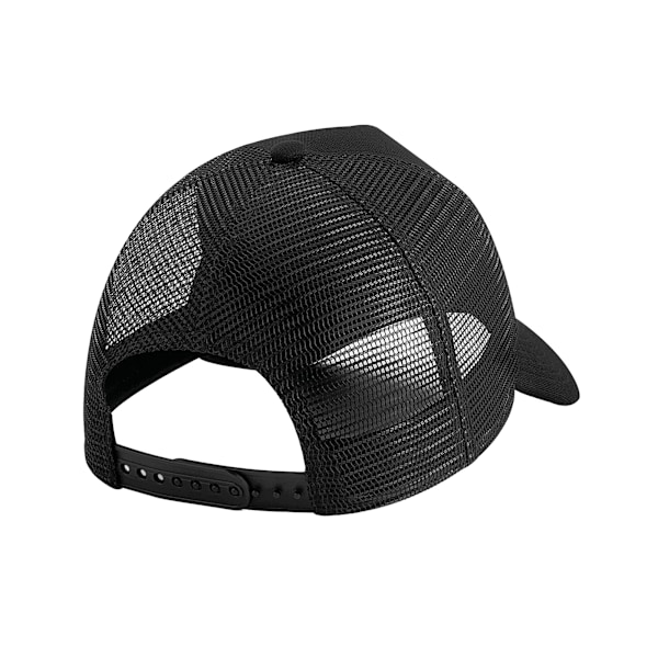 Beechfield Unisex Vuxen Microknit Snapback Trucker Cap One Size Black One Size