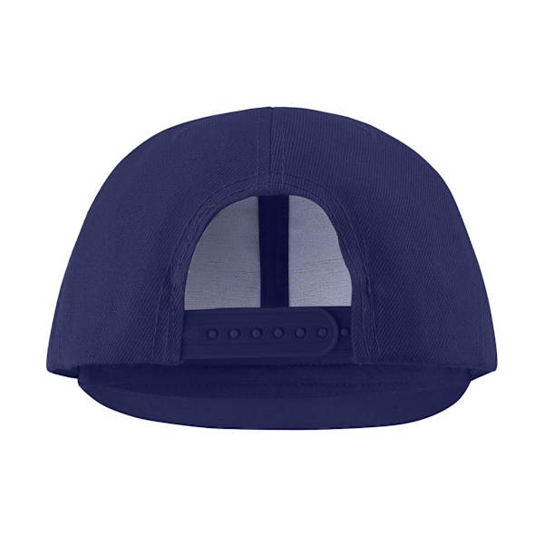 Result Headwear Bronx Original Flat Peak Snapback Cap One Size Navy One Size