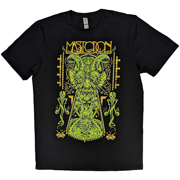 Mastodon Unisex Adult Devil Bomull T-shirt M Svart Black M