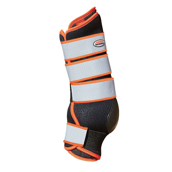 Weatherbeeta Therapy-Tec Horse Wraps Cob Svart/Silver/Röd Black/Silver/Red Cob