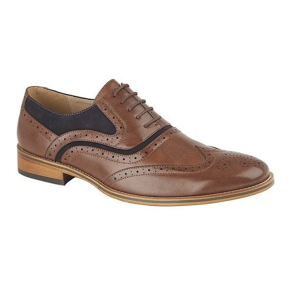 Goor herr Brogue Oxford skor 14 UK brun Brown 14 UK