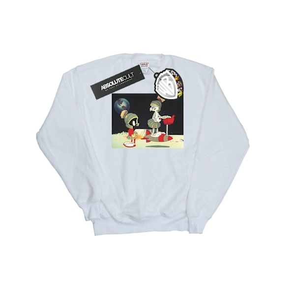 Looney Tunes Herr Bugs Bunny Spaced Sweatshirt 4XL Vit White 4XL