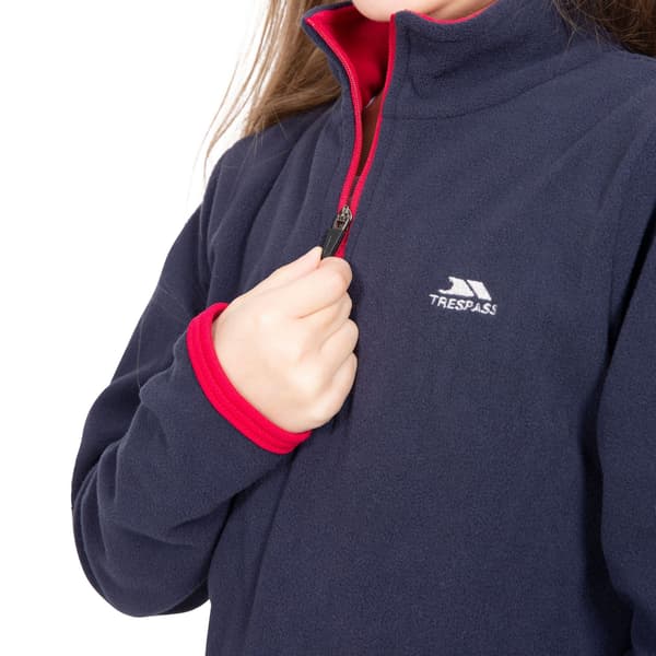 Trespass Barn/Flickor Sybil Microfleece 7/8 år NAVY NAVY 7/8 Years