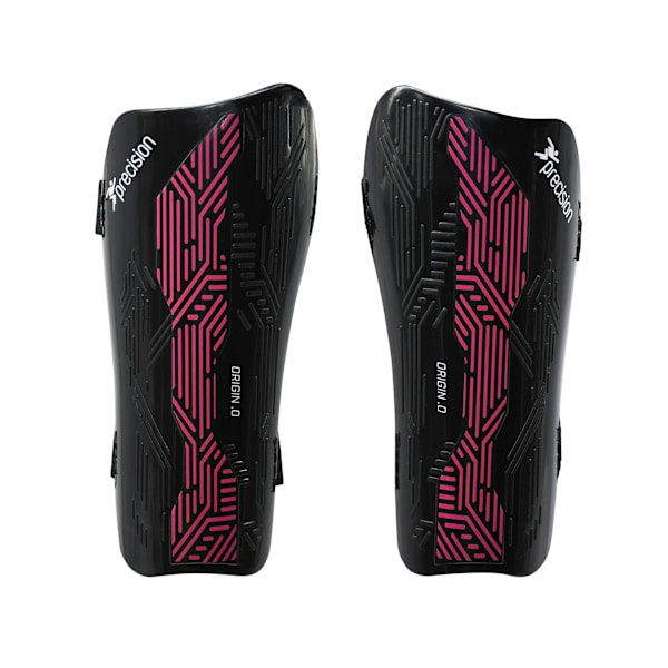 Precision Unisex Vuxen Origin.0 Benskydd med Rem L Svart/Rosa Black/Pink L