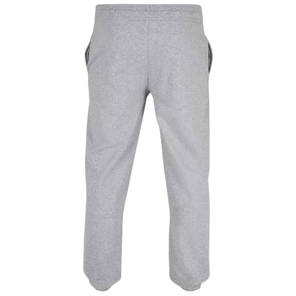 Build Your Brand Herr Fluffiga Joggingbyxor L Ljusgrå Heather Grey L